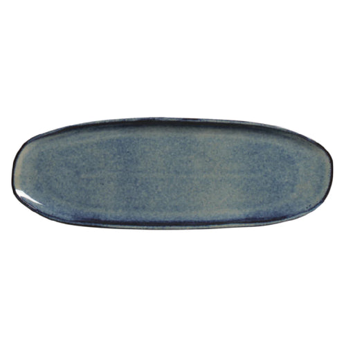 Porto Brasil Shallow Oval Platter Stoneware Denim ( Case of 12)