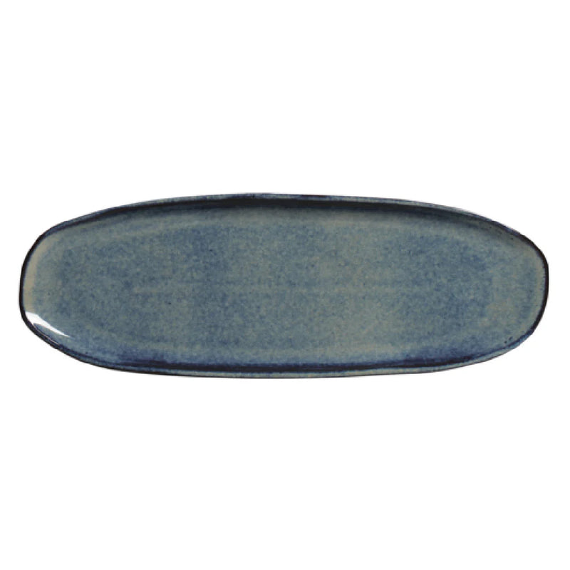 Porto Brasil Shallow Oval Platter Stoneware Denim ( Case of 12)