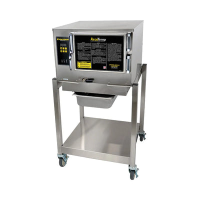 Accu Temp P31201D060 SGL Convection Steamer Stand-Mounted, 3-Pan, Propane, Boiler-free