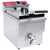 Adcraft DF-12L 13 lb Countertop Electric Fryer with Drain - 208/240V