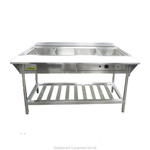 Adcraft EST-240 four-bay electric water bath steam table