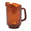 Polycarbonate Pitcher, 3 Spout, Amber, 60 Oz by Winco