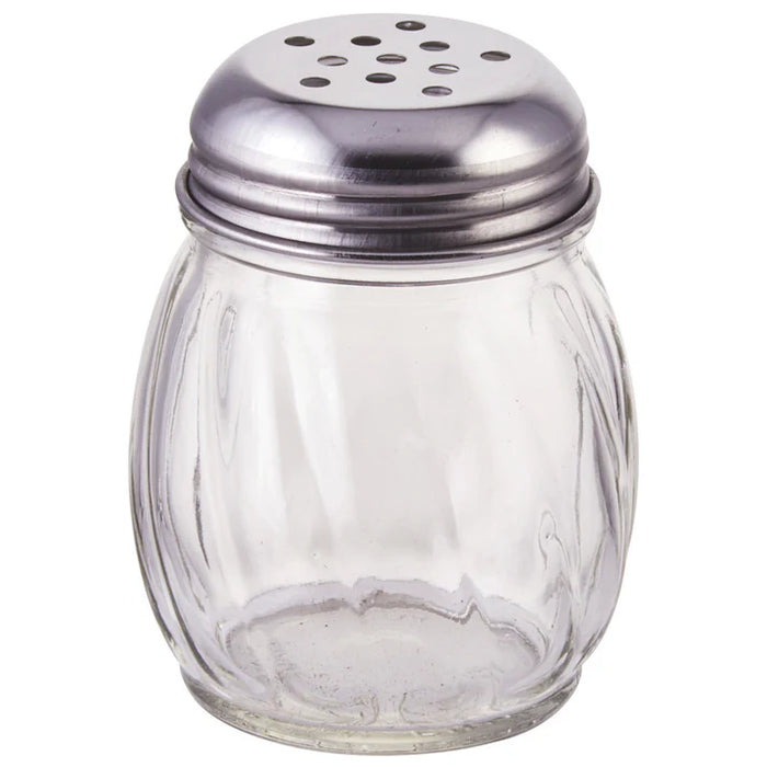 Glass Cheese Shakers, 6 oz by Winco - Available in Different Models (Case pack of 1/5)