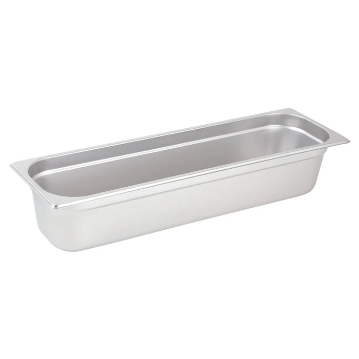 Winco SPJL-SERIES, 25 Gauge Stainless steel- Anti-jam Steam Pan, Half Long Size (Price / Piece) - Available in Different Sizes