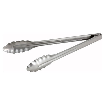 Winco UT-HT Series Extra-Heavyweight Stainless Steel Utility Tongs