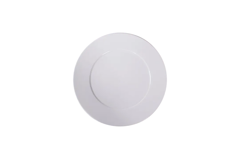 Ariane Privilege Ivory Flat Porcelain Plate ( Case of 12 )
