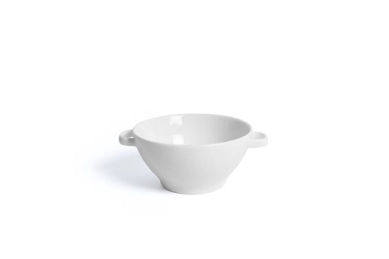 Ariane Privilege 10 1/7 Oz Ivory Porcelain Soup Bowl with Handles ( Case of 8 )
