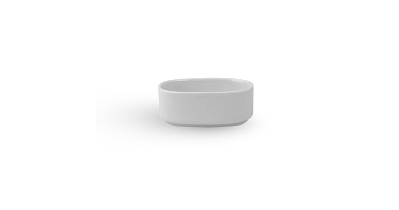 Ariane Eclipse Oval 4 1/3" Porcelain Sugar Packet Holder ( Case Of 12 )