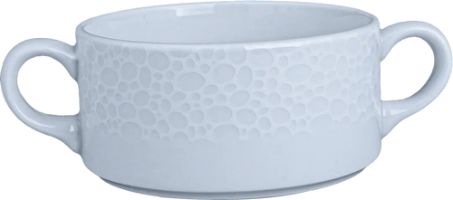 Ariane Mineral 10 1/7 Oz Porcelain Soup Bowl With Handles ( Case Of 8 )