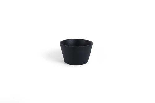 Ariane Black Dazzle Conical Stackable China Bowl ( Case Of 12 )