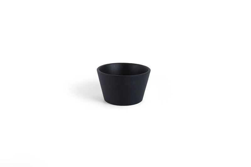 Ariane Black Dazzle Conical Stackable China Bowl ( Case Of 12 )