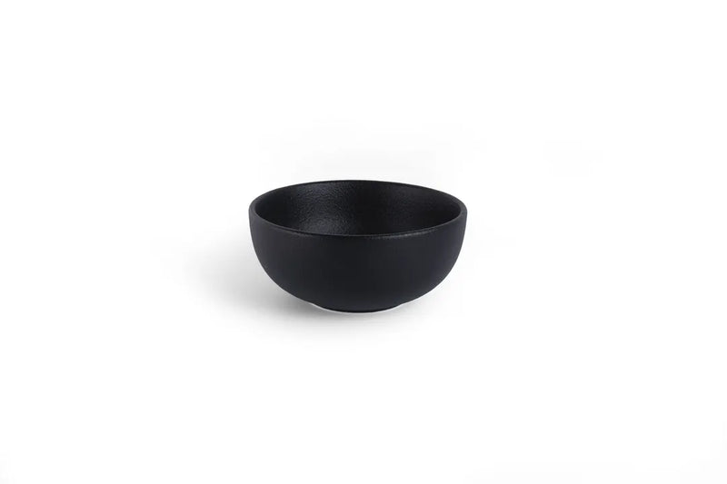 Ariane Black Dazzle Round Porcelain Non-Stackable Bowl ( Case Of 8 )