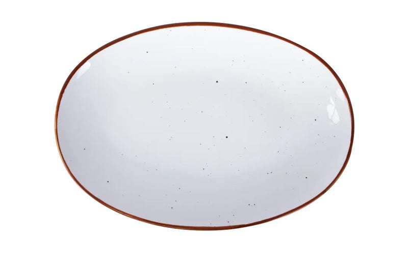 Ariane Terra Arena 12 3/5" Coupe Round Oval Plate ( Case Of 6 )