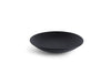 Ariane Black Dazzle 10 1/4" Round Porcelain Coupe Deep Plate ( Case Of 6 )