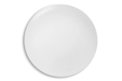 Ariane Oxide 6" Round Rimless Plate ( Case of 12 )