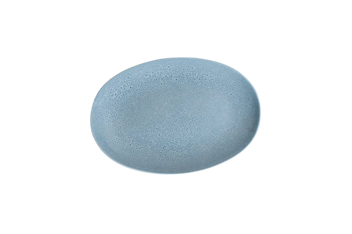 Ariane Porous 10 1/4" Casper Oval Rimless Porcelain Plate ( Case of 12 )