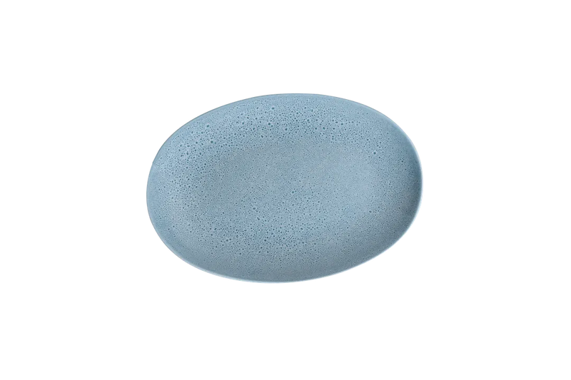 Ariane Porous 10 1/4" Casper Oval Rimless Porcelain Plate ( Case of 12 )