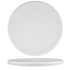 Ariane Crackle Round Porcelain Coupe Flat Edge Plate ( Case Of 12 )