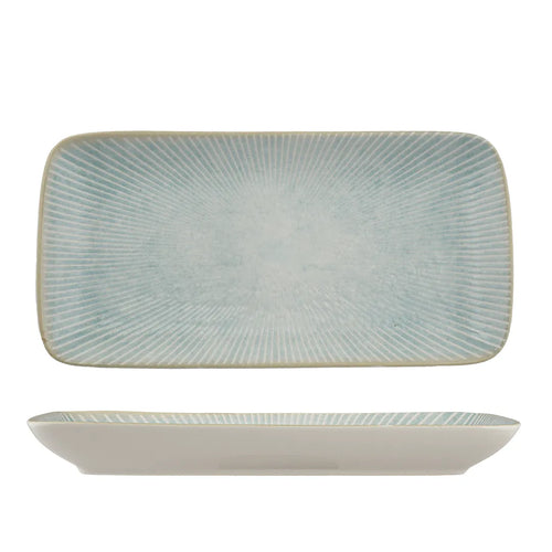 Ariane Paros Aqua Rectangular Porcelain Platter ( Case Of 6 )