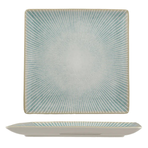 Ariane Paros Aqua Square Porcelain Platter ( Case Of 6 )