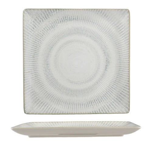 Ariane Paros Shell Aqua Square Porcelain Platter ( Case Of 6 )