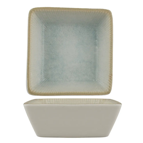 Ariane Paros Aqua 2 3/4" Miniature Square Porcelain Plate( Case Of 18 )