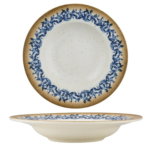 Ariane Cruise Amalfi 10 1/4"Round Porcelain Deep Plate ( Case Of 6 )