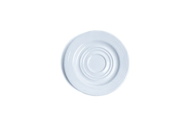 Ariane Eclipse Round White Porcelain Saucer ( Case Of 12 )
