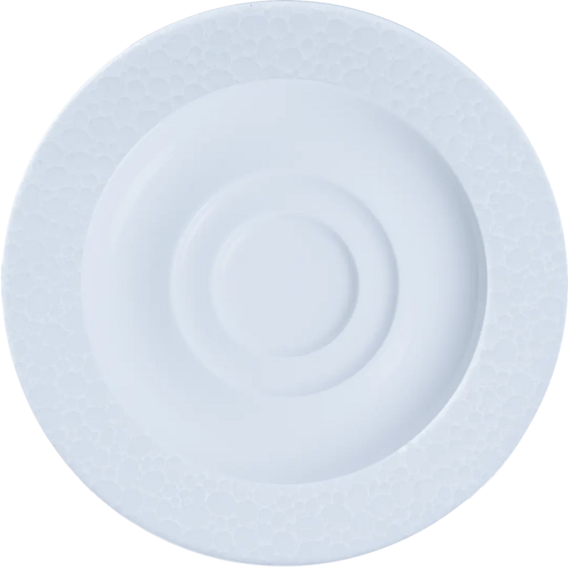 Ariane Mineral Round White Porcelain Saucer ( Case Of 12 )
