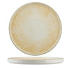 Ariane Paros Sand Round Porcelain Short Rim Stackable Plate ( Case Of 4 )