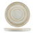 Ariane Paros Shell Sand Round Porcelain Raised Rim Plate ( Case Of 4 )