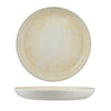Ariane Paros Sand Round Porcelain Titanium Plate Flat ( Case Of 6 )