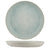Ariane Paros Aqua Round Porcelain Titanium Plate Flat ( Case Of 6 )