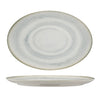 Ariane Paros Shell Aqua 11" Oval Porcelain Platter ( Case Of 12 )