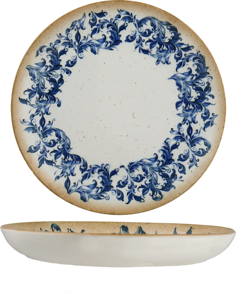 Ariane Cruise Amalfi Round Porcelain Coupe Flat Plate ( Case Of 6 )