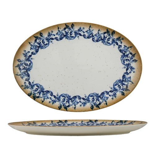 Ariane Cruise Amalfi 12 3/5" Oval Porcelain Platter ( Case Of 6 )