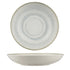 Ariane Paros Shell Aqua Round Porcelain Deep Coupe Plate ( Case Of 6 )