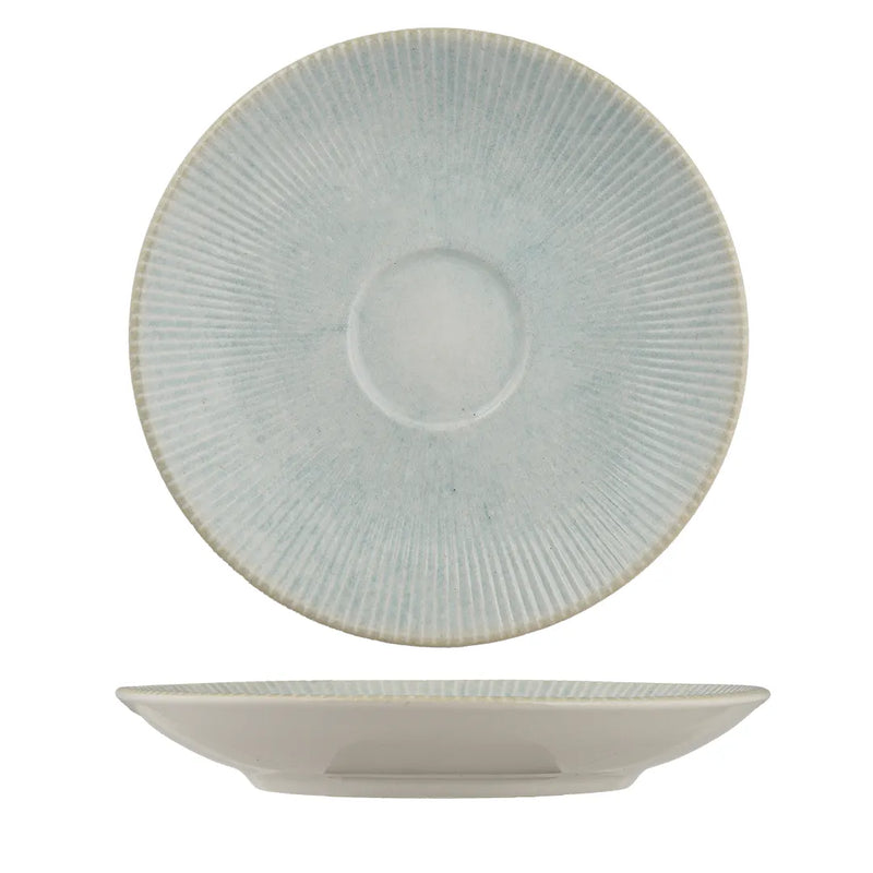 Ariane Paros Aqua 6" Round Porcelain Luxury Saucer ( Case Of 12 )