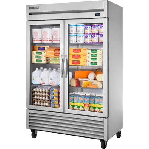 True T-49G-HC~FGD01 Reach-In Glass Swing Door Refrigerator