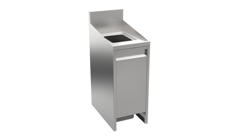 Alchemy AL24-T14 Stainless Bar Trash Station – Ergonomic