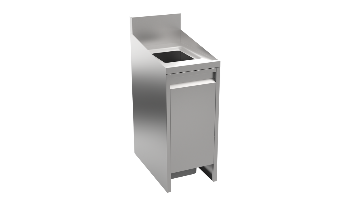 Alchemy AL24-T14 Stainless Bar Trash Station – Ergonomic