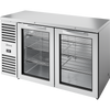 True TBR60-RISZ1-L-S-GG-1 Reach-In Single Zone Refrigerator with Left Side Refrigeration System. Stainless Exterior and Glass Swing Doors