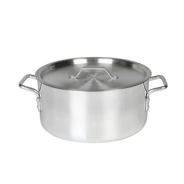 Thundergroup 12 QT ALUMINUM BRAZIER POT & LID MIRROR FINISH
