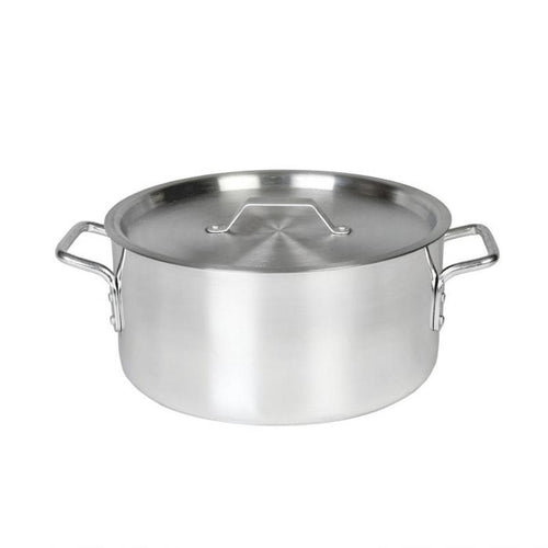 Thundergroup 14 QT ALUMINUM BRAZIER POT & LID MIRROR FINISH