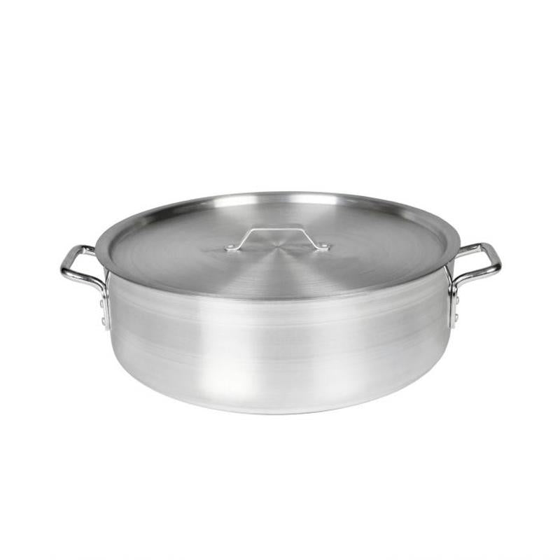 Thundergroup 20 QT ALUMINUM BRAZIER POT & LID MIRROR FINISH