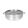 Thundergroup 24 QT ALUMINUM BRAZIER POT & LID MIRROR FINISH