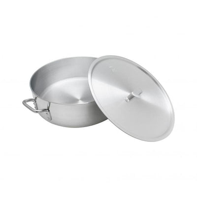 Thundergroup 40 QT ALUMINUM BRAZIER POT & LID MIRROR FINISH