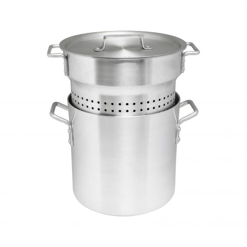 Thundergroup 20 QT ALUMINUM PASTA COOKERS MIRROR FINISH