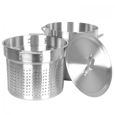 Thundergroup 20 QT ALUMINUM PASTA COOKERS MIRROR FINISH