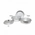 Thundergroup 11 3/8" X 12 1/2" 26 CM SMALL HOLE/BOTTOM ALUMINUM STEAMER